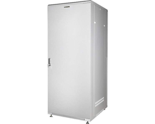 Шкаф напольный 19дюйм 24U 1163х600х1000мм(ВхШхГ)перед и задн двери сталь черный