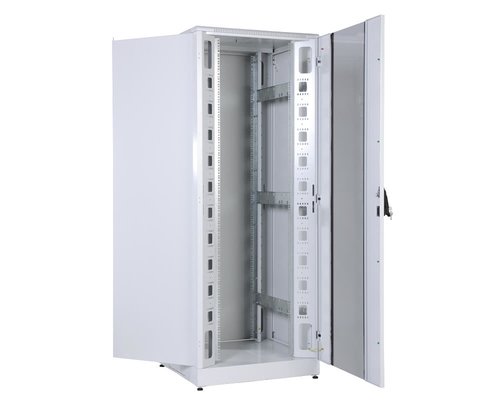 Шкаф напольный 19дюйм 33U 1563х800х600мм (ВхШхГ)перед и задн двери сталь черный