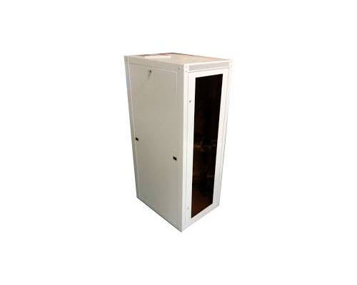 Шкаф напольный 19дюйм 42U 1963х800х600мм(ВхШхГ)перед и задн двери сталь серый