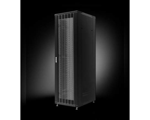 Шкаф напольный 19дюйм 42U 1963х800х800мм (ВхШхГ) дверь сталь сплошная серый