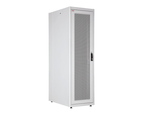 Шкаф напольный 19дюйм 47U 2186х600х1000мм (ВхШхГ) дверь сталь двустворч. серый