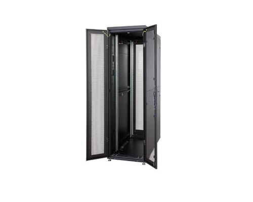 Шкаф напольный 19дюйм 47U 2186х800х1200мм (ВхШхГ)перед и задн двери сталь черный