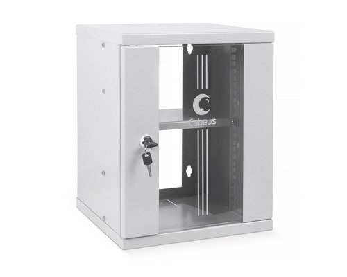 Шкаф настенный 11 дюймовый серия SKI2 7U 355х310х260 установочный размер серый