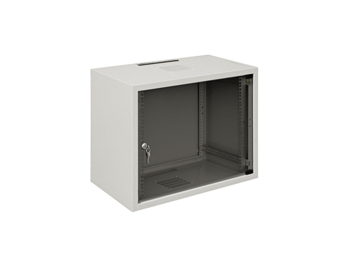 Шкаф настенный 19 дюймовый SJ2 10U 515x600х600 серый (собранный)