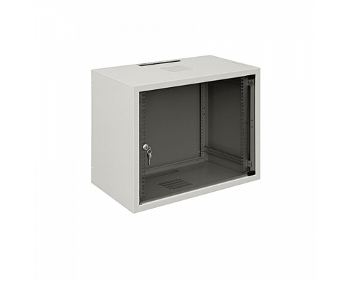 Шкаф настенный 19 дюймовый SJ2 12U 604x600х600 серый (собранный)