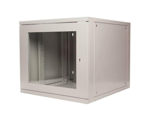 Шкаф настенный 19 дюймовый SJ2 18 U 871x600х500 серый (собранный)