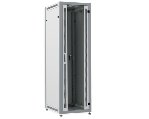 Шкаф телекоммуникационный напольный распашной (стекло) 42U 600х800