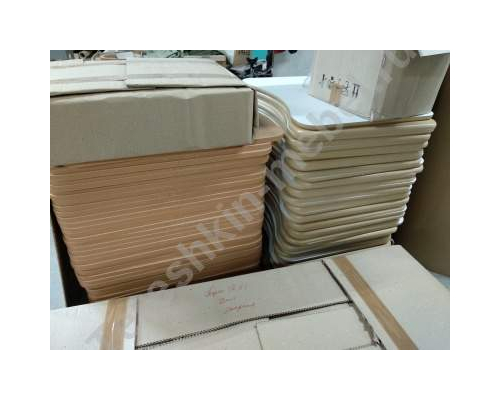 Столешница МДФ эргономичной формы с вырезом со стороны ученика