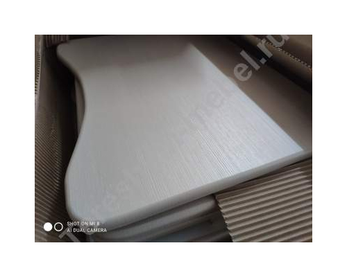 Столешница МДФ эргономичной формы с вырезом со стороны ученика