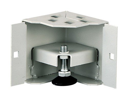 Уголок для цоколя высотой 100 mm без ножек цвет серый