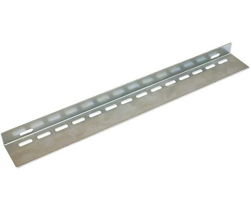 Уголок опорный горизонтальный длиной 250 mm с перфорацией