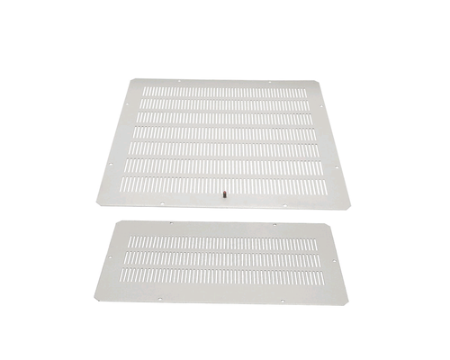 Заглушка сплошная для отверстия А в плите или крыше шкафов 380 x 380 мм серый