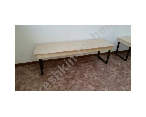 Банкетка жесткая двухместная трехместная фанера 15 мм.