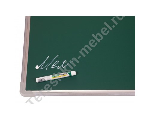 Доска школьная одноэлементная мел зеленая