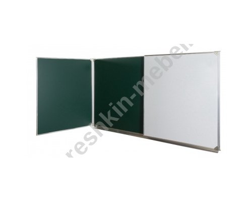 Доска школьная трехэлементная комбинированная