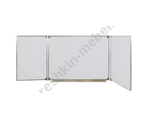 Доска школьная трехэлементная маркер