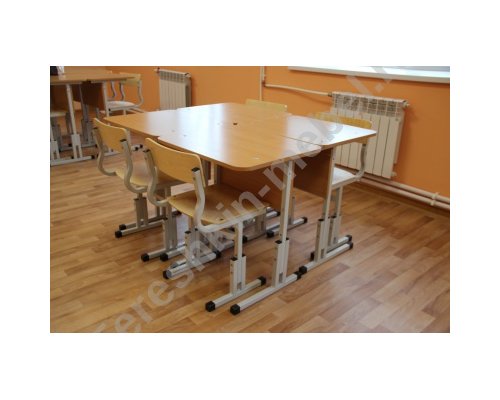 Комплект ученической мебели одноместный регулируемый по высоте № 2-4 № 3-5 № 4-6 №5-7