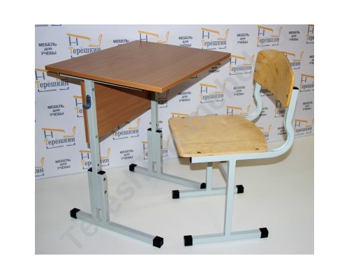 Комплект ученической мебели одноместный регулируемый по высоте № 2-4 № 3-5 № 4-6 №5-7