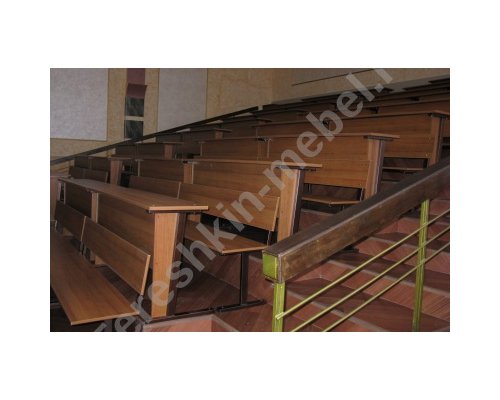 Парта, скамья со спинкой аудиторная