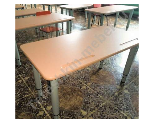 Стол детский 2-местный из МДФ