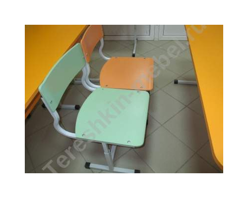 Стол детский двухместный регулируемый по высоте №1-3 и углу наклона столешницы Парта трансформер