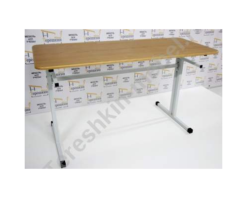 Стол обеденный зоны 4-х местный для школьной столовой под скамью