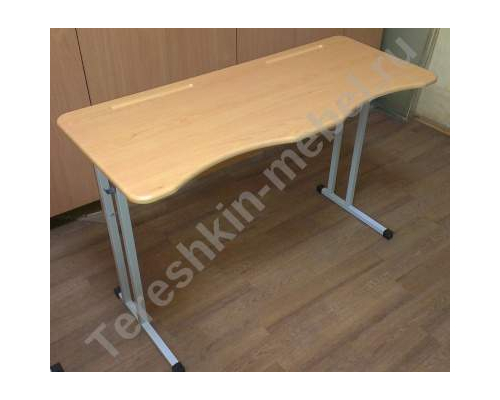 Стол ученический двухместный  №3-7 Столешница МДФ эргономичной формы