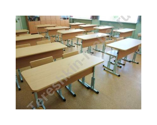 Стол ученический двухместный Парта регулируемая по высоте столешница МДФ 22мм
