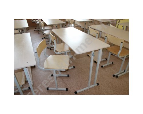 Стол ученический двухместный разноростовой не регулируемый по высоте р.гр. №3 №4 №5 №6 №7