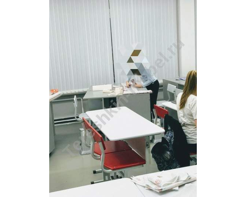 Стол ученический двухместный регулируемый по высоте №2-4 №3-5 №4-6 Столешница МДФ