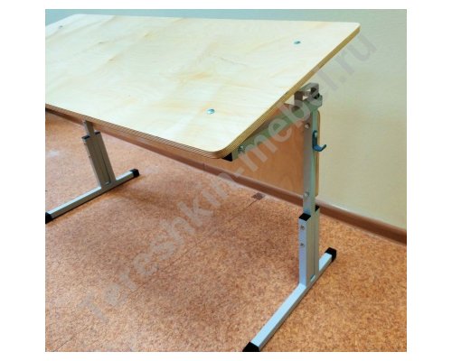 Стол ученический двухместный регулируемый по высоте и углу наклона столешницы №1-3 №2-4 №3-5 №4-6