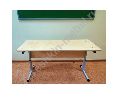 Стол ученический двухместный регулируемый по высоте и углу наклона столешницы №1-3 №2-4 №3-5 №4-6
