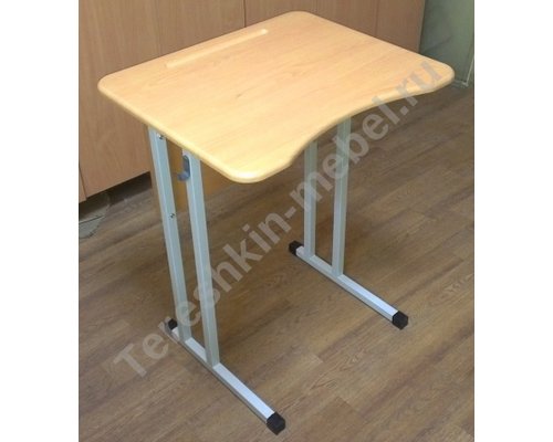Стол ученический одноместный №3-7 Столешница МДФ эргономичной формы