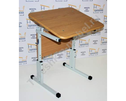 Стол ученический одноместный регулируемый по высоте и углу наклона столешницы №1-3 №2-4 №3-5 №4-6 Столешница МДФ