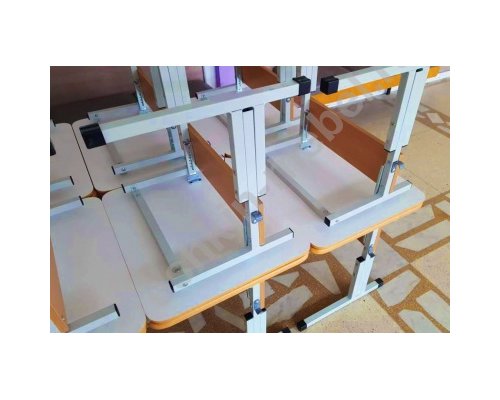 Стол ученический одноместный регулируемый высота и налон столешницы №1-3 №2-4 №3-5 №4-6 Парта трансформер с наклоном "Ростомат" ТИП 1