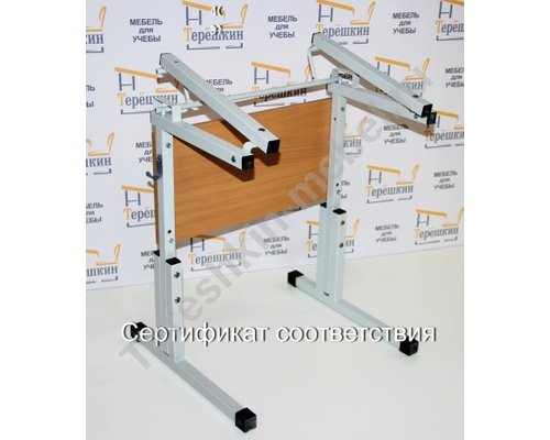Стол ученический одноместный регулируемый высота и налон столешницы №1-3 №2-4 №3-5 №4-6 Парта трансформер с наклоном "Ростомат" ТИП 1