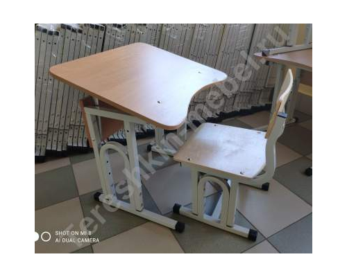 Стол ученический усиленный с регулируемым углом наклона ТИП 3