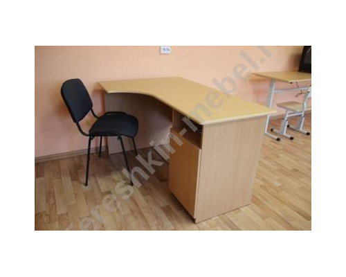 Стол учителя с тумбой  столешница МДФ