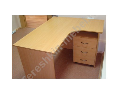 Стол угловой с тумбой