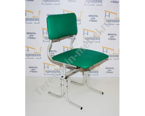 Стул детский дошкольный на металлокаркасе регулируемый по высоте, мягкий №(1,2,3)