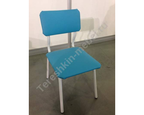 Стул детский дошкольный на металлокаркасе регулируемый по высоте, мягкий №(1,2,3)