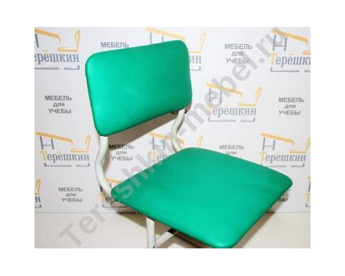 Стул детский дошкольный на металлокаркасе регулируемый по высоте, мягкий №(1,2,3)