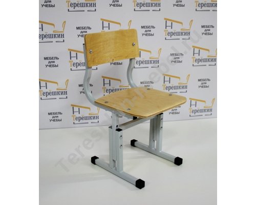 Стул детский дошкольный регулируемый по высоте №1-3 на металлокаркасе 20х20 фанера эргономичной формы