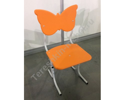 Стул детский дошкольный регулируемый по высоте на металлокаркасе Бабочка №1-2-3, №0-1-2