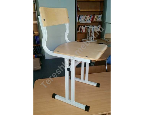 Стул ученический разноростовой не регулируемый усиленный