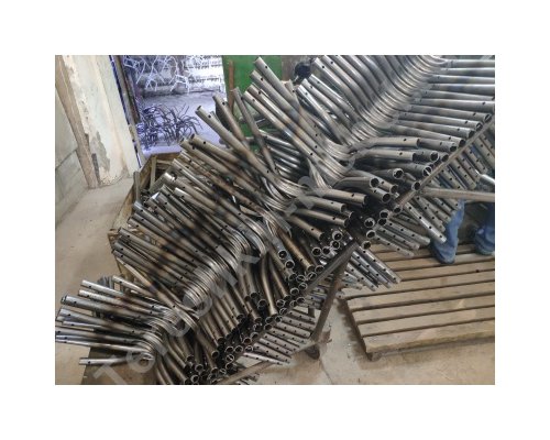 Стул ученический регулируемый на круглом металлокаркасе