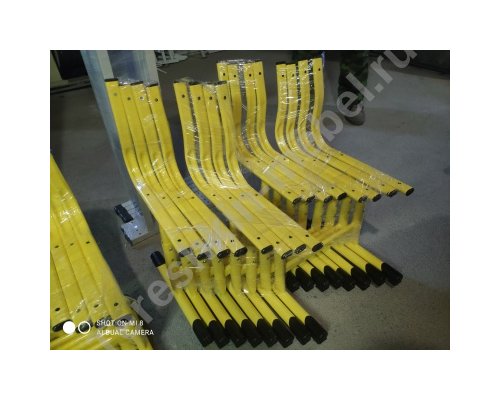 Стул ученический регулируемый на плоскоовальном металлокаркасе