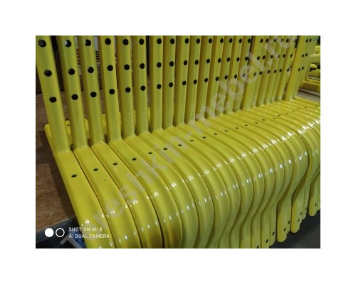 Стул ученический регулируемый на плоскоовальном металлокаркасе