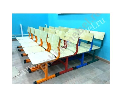 Стул ученический регулируемый по высоте телескопическое соединение №1-3 №2-4 №3-5 №4-6 №5-7