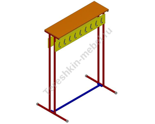 Вешалка напольная двухсторонняя 18 мест